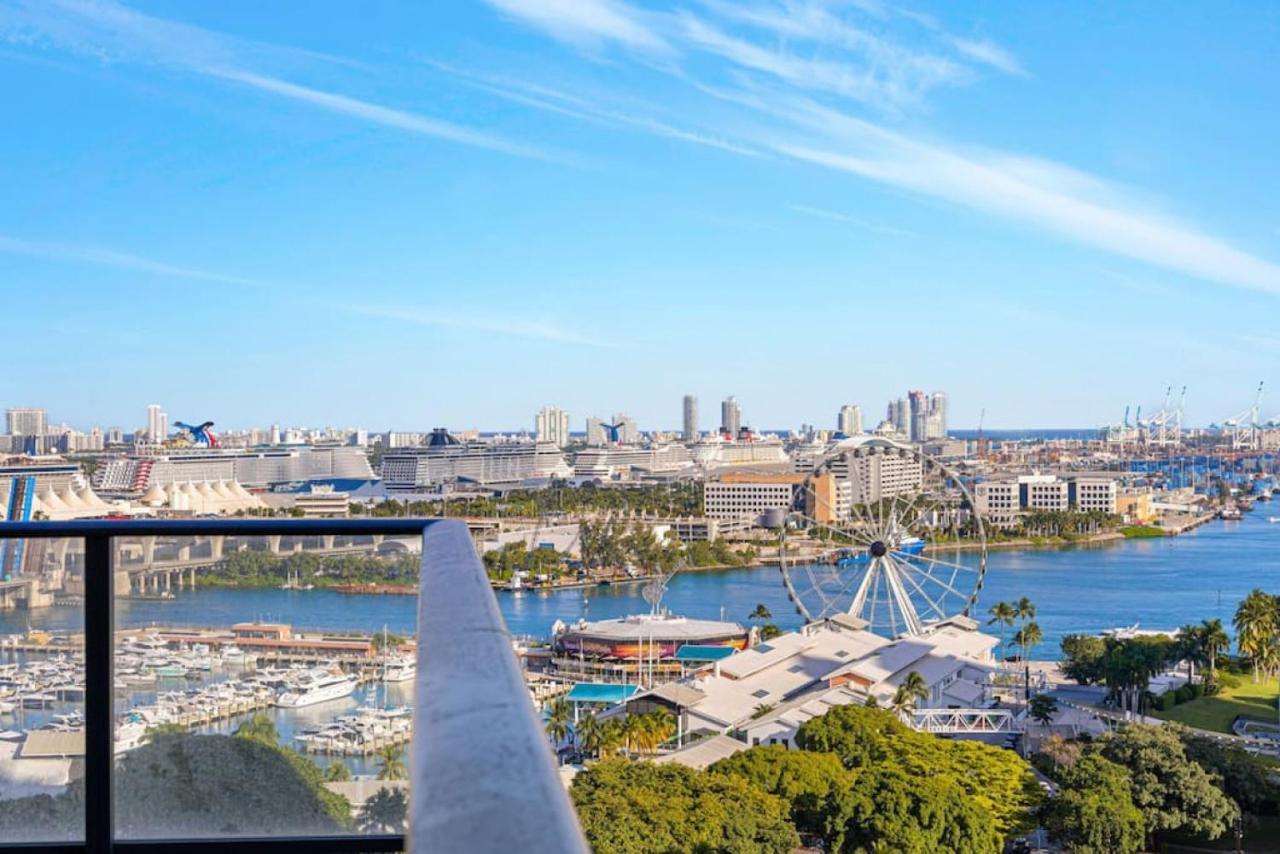 Corner Condo W/ Unrivaled Views Miami Luaran gambar
